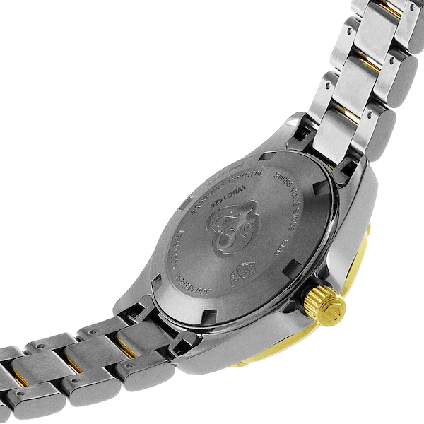  Shop Authentic Tag Heuer Aquaracer Mother of Pearl Dial Two Tone Steel Strap Watch for Men - WBD1420.BB0321 - Luxxuri