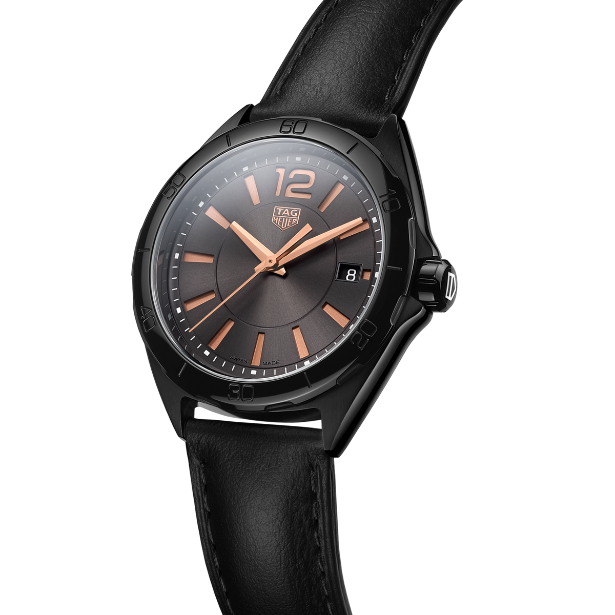  Shop Authentic Tag Heuer Formula 1 Quartz Black Dial Black Leather Strap Watch for Women - WBJ1314.FC8230 - Luxxuri