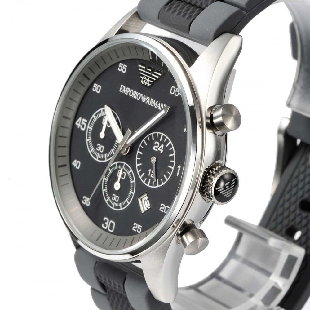  Shop Authentic Emporio Armani Sportivo Black Dial Two Tone Ceramic Bracelet Watch For Men - AR5866 - Luxxuri