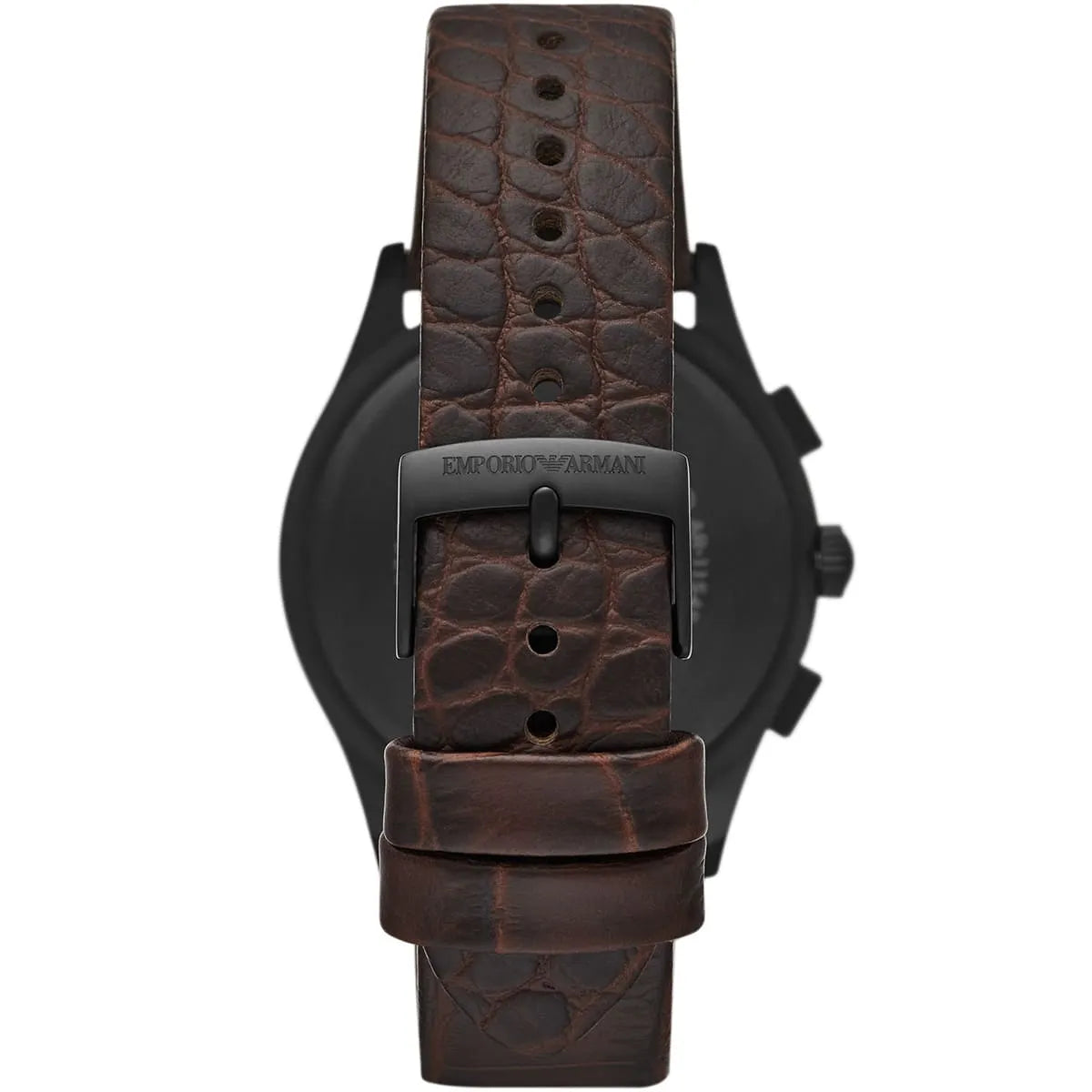  Shop Authentic Emporio Armani Paolo Chronograph Black Dial Brown Leather Strap Watch For Men - AR11549 - Luxxuri