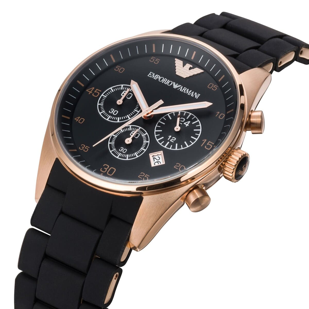  Shop Authentic Emporio Armani Sportivo Black Dial Black Steel Strap Watch For Men - AR5905 - Luxxuri