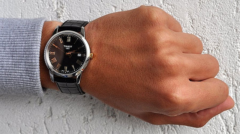  Shop Authentic Tissot T Classic Dream Black Dial Black Leather Strap Watch for Men - T033.410.26.053.01 - Luxxuri