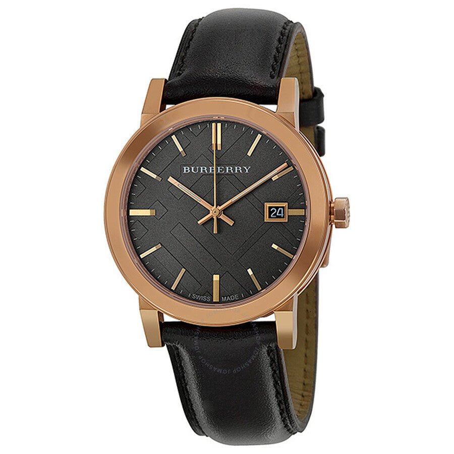  Shop Authentic Burberry The City Brown Dial Brown Leather Strap Watch for Men - BU9013 - Luxxuri