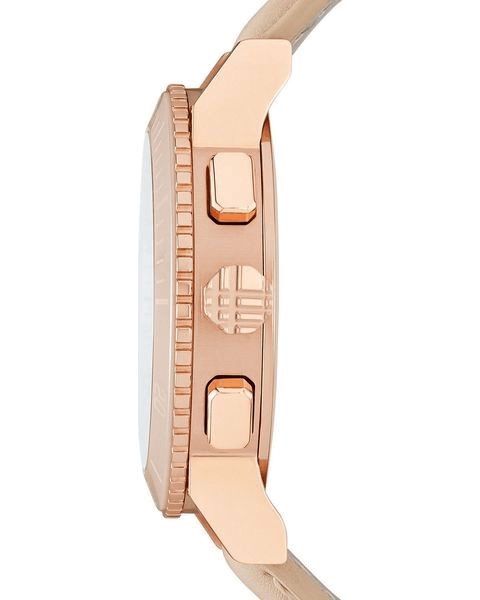  Shop Authentic Burberry Chronograph Rose Gold Dial Beige Leather Strap Watch for Women - BU9704 - Luxxuri