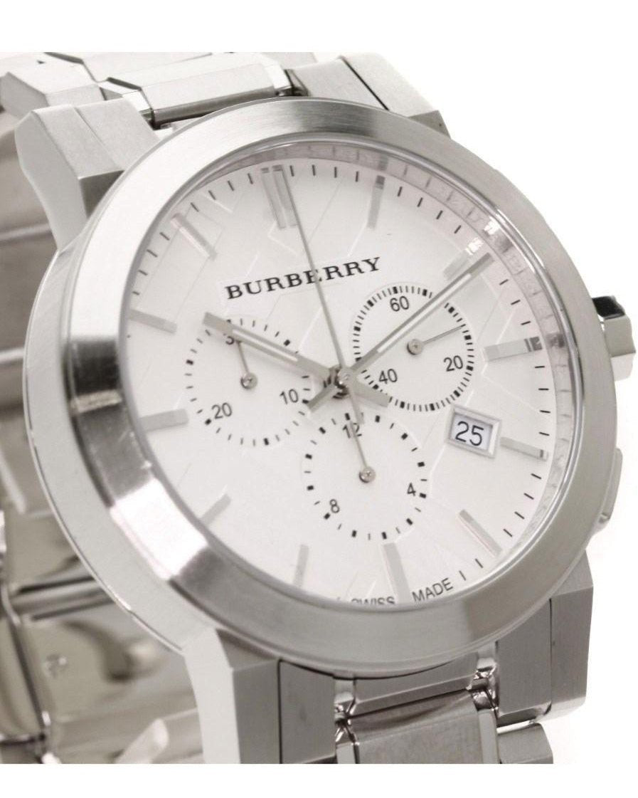  Shop Authentic Burberry The City Silver Dial Silver Steel Strap Watch for Men - BU9900 - Luxxuri