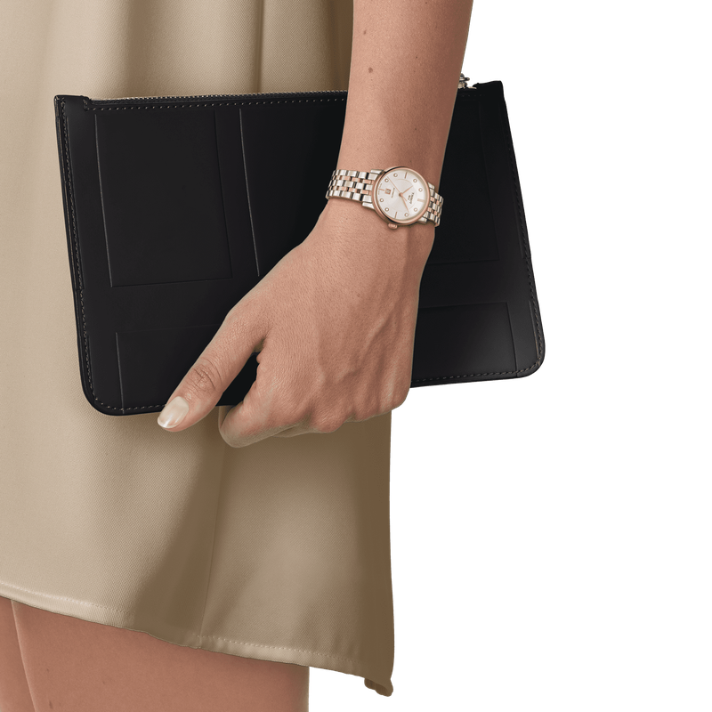  Shop Authentic Tissot T Classic Carson Premium 30 White Dial Two Tone Steel Strap Watch for Women - T122.207.22.031.01 - Luxxuri