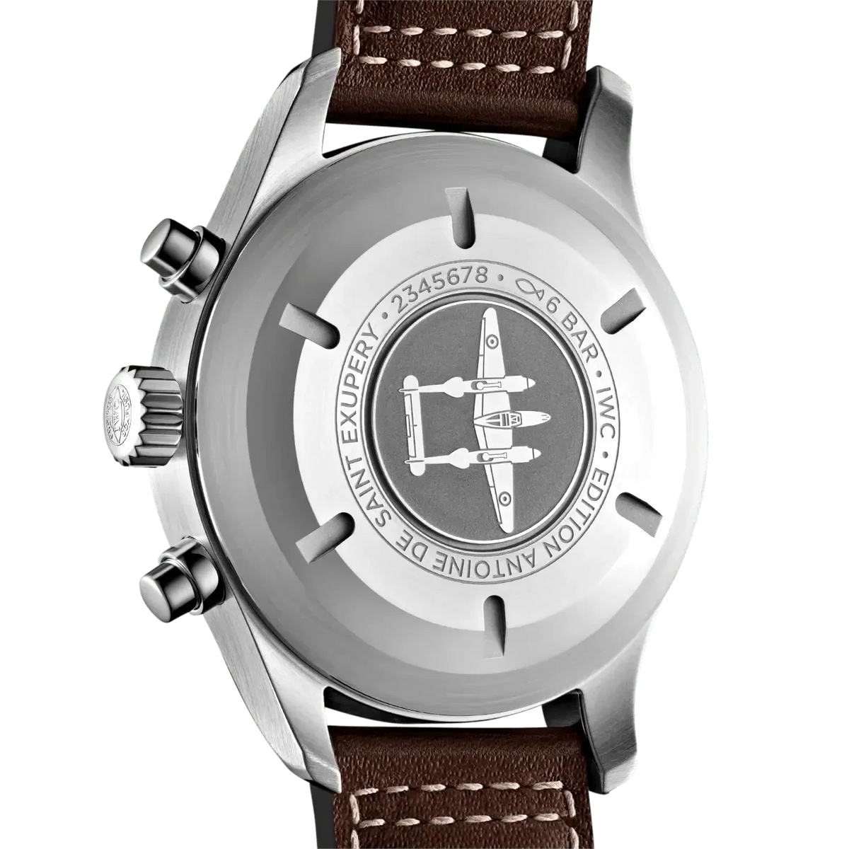  Shop Authentic IWC Pilot's Watch Chronograph Edition Brown Dial Brown Leather Strap Watch for Men - IW377713 - Luxxuri