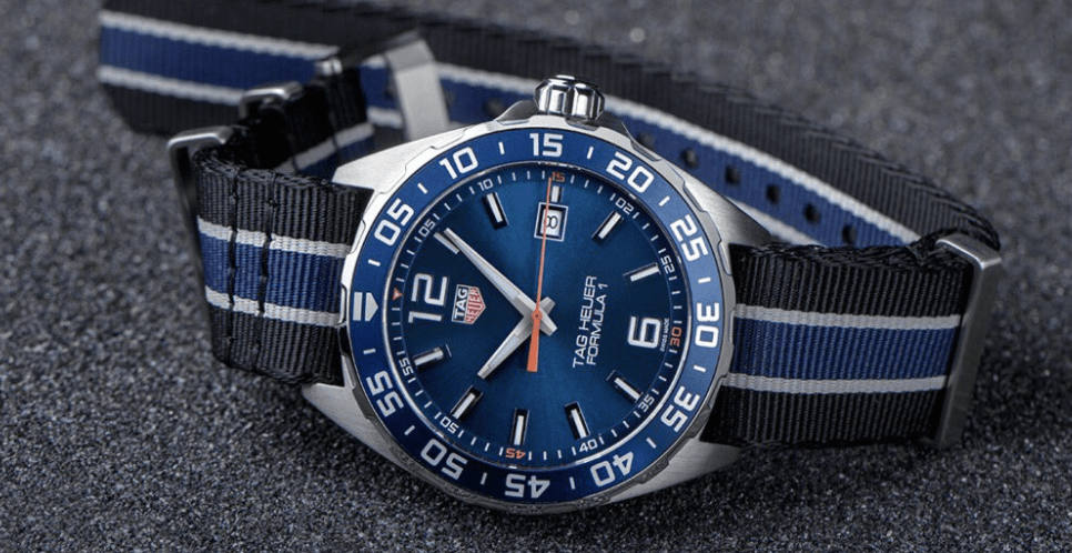  Shop Authentic Tag Heuer Formula 1 Blue Dial Watch for Men - WAZ1010.FC8197 - Luxxuri