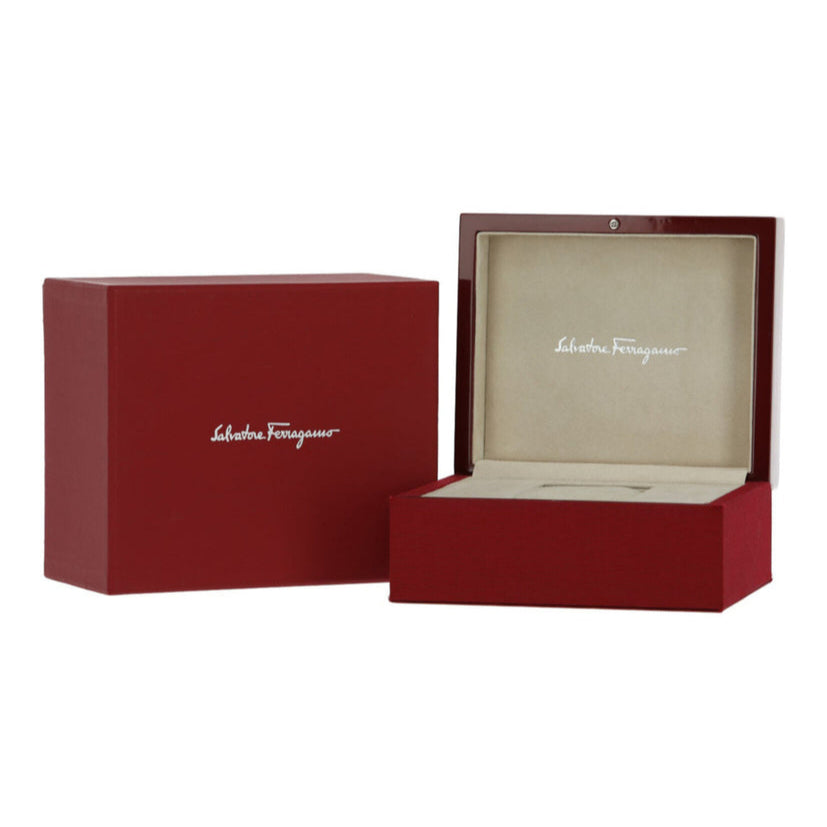  Shop Authentic Salvatore Ferragamo F-80 Classic Black Dial Gold Steel Strap Watch for Men - SFHY00821 - Luxxuri