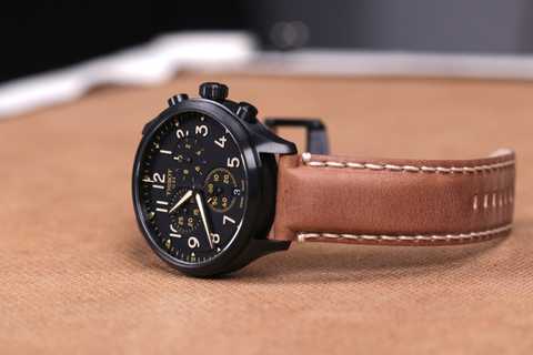  Shop Authentic Tissot Chrono XL Quartz Black Dial Brown Leather Strap Watch For Men - T116.617.36.052.03 - Luxxuri