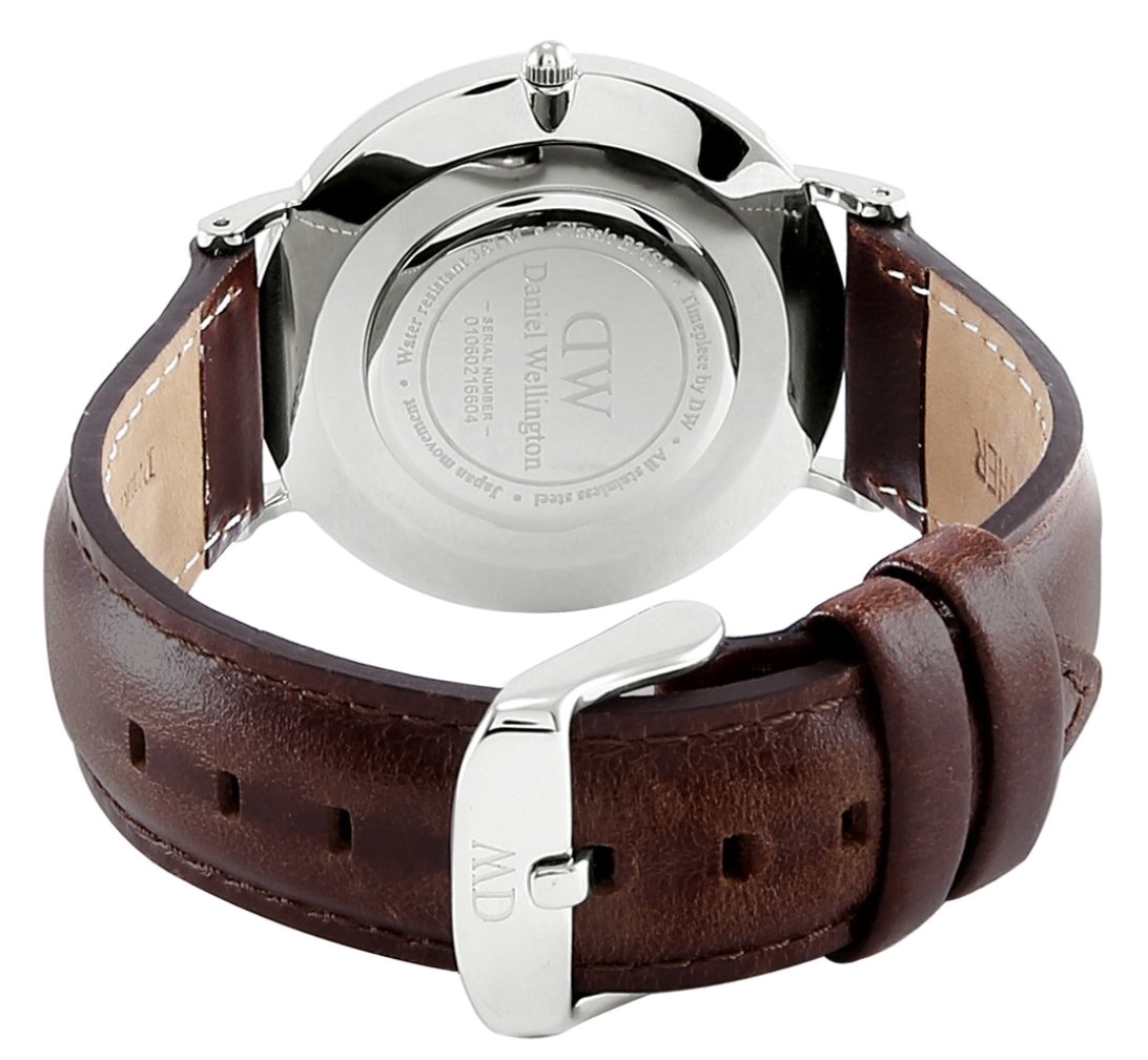  Shop Authentic Daniel Wellington Classic Bristol White Dial Brown Leather Strap Watch For Women - DW00100056 - Luxxuri