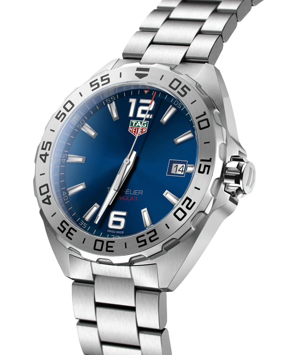  Shop Authentic Tag Heuer Formula 1 Blue Dial Silver Steel Strap Watch for Men - WAZ1118.BA0875 - Luxxuri