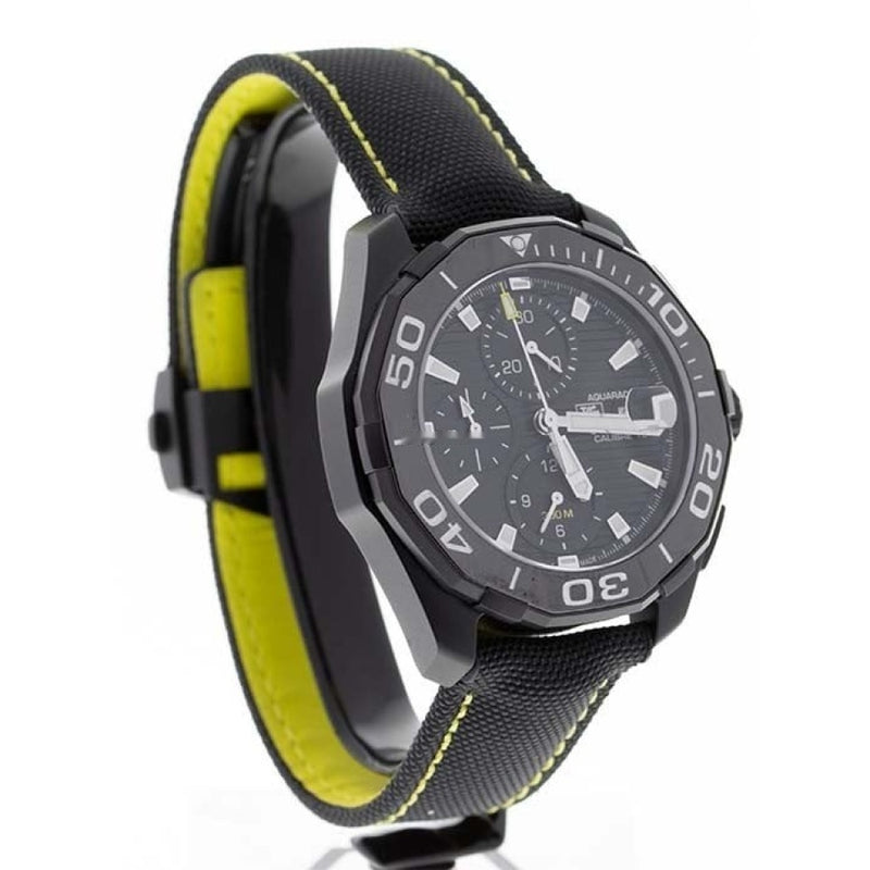  Shop Authentic Tag Heuer Aquaracer PVD Black Dial Watch for Men - CAY218A.FC6361 - Luxxuri