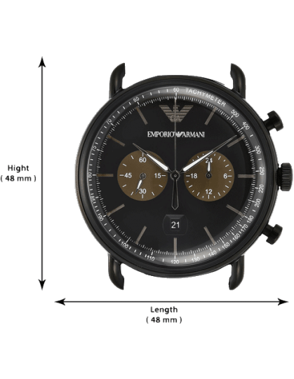  Shop Authentic Emporio Armani Aviator Black Dial Black Mesh Bracelet Watch For Men - AR11142 - Luxxuri