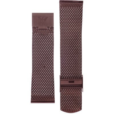  Shop Authentic Emporio Armani Aviator Chronograph Grey Dial Brown Mesh Bracelet Watch For Men - AR11169 - Luxxuri