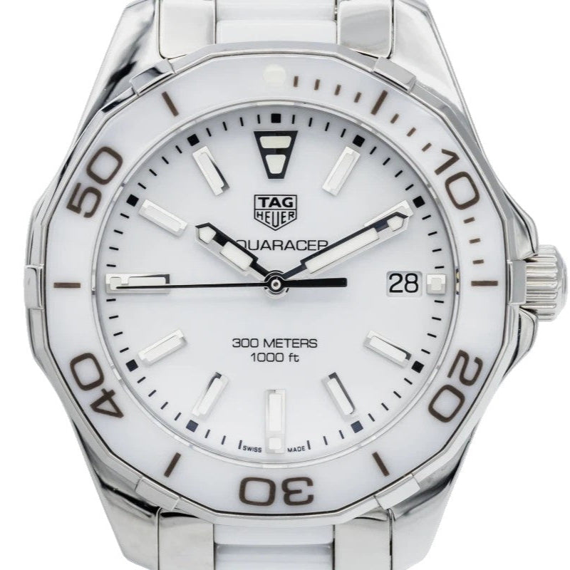  Shop Authentic Tag Heuer Aquaracer White Dial Watch for Women - WAY131B.BA0914 - Luxxuri