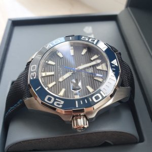  Shop Authentic Tag Heuer Aquaracer Black Dial Watch for Men - WAY201C.FC6395 - Luxxuri