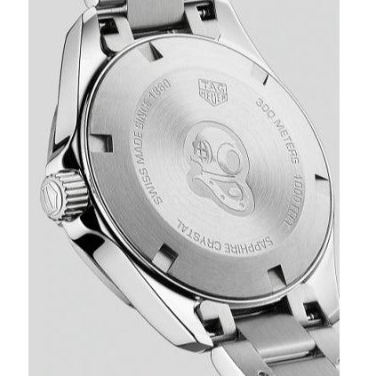  Shop Authentic Tag Heuer Aquaracer White Mother of Pearl Dial Watch for Women - WBD1311.BA0740 - Luxxuri
