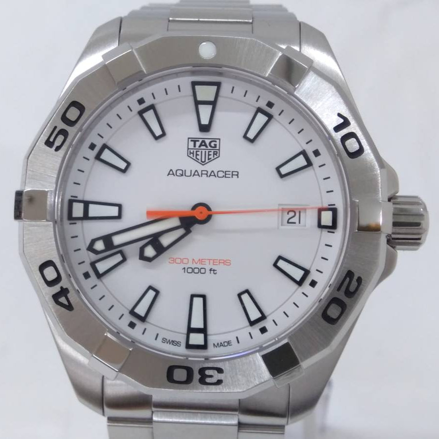  Shop Authentic Tag Heuer Aquaracer White Dial Watch for Men - WBD1111.BA0928 - Luxxuri