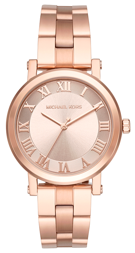  Shop Authentic Michael Kors Norie Rose Gold Dial Rose Gold Steel Strap Watch for Women - MK3561 - Luxxuri
