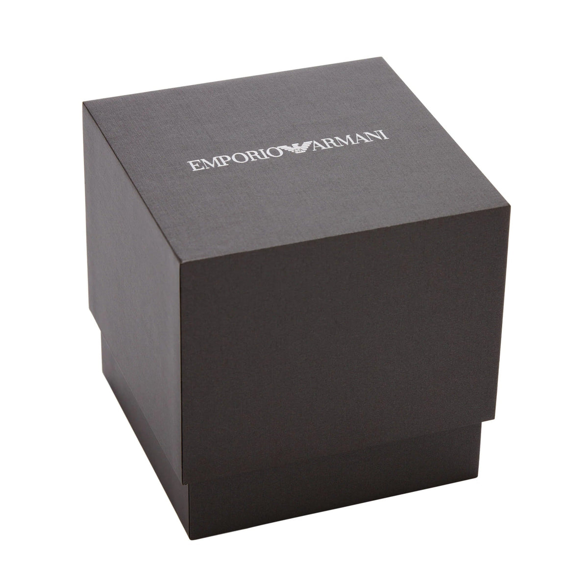 Emporio Armani Racer Chronograph Black Dial Two Tone Steel Strap Watch for Men - AR11678