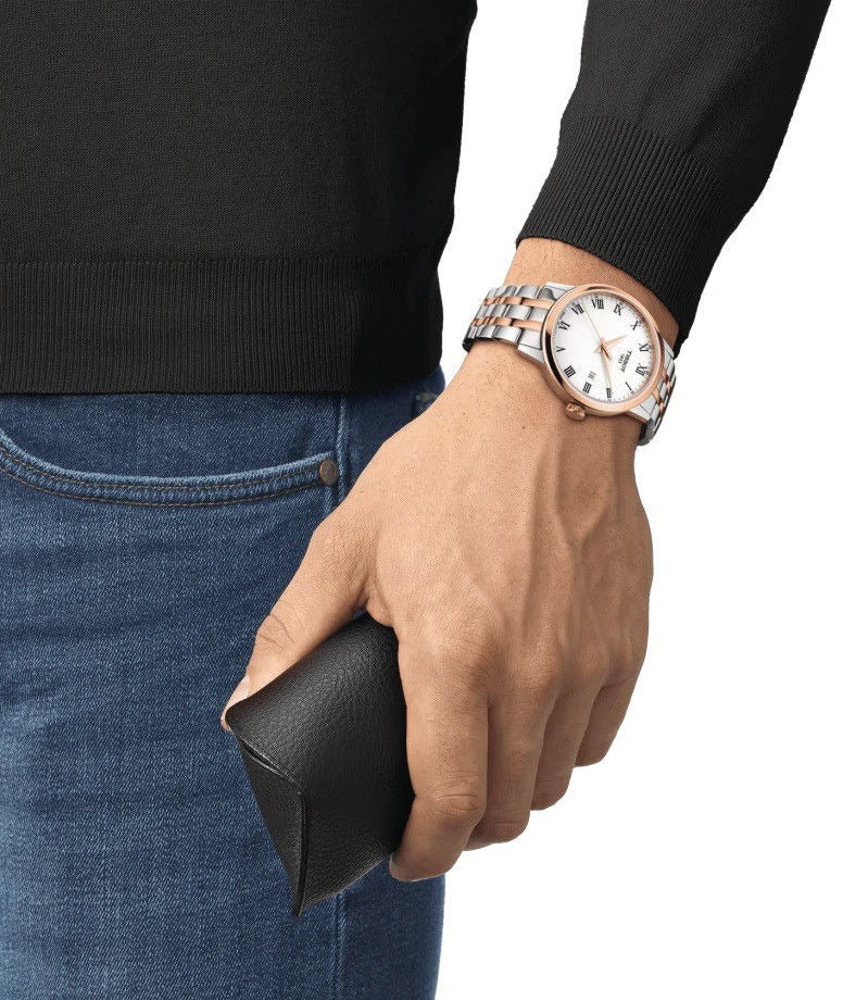 Tissot Classic Dream Silver Dial Two Tone Steel Strap Watch for Men - T129.410.22.031.00