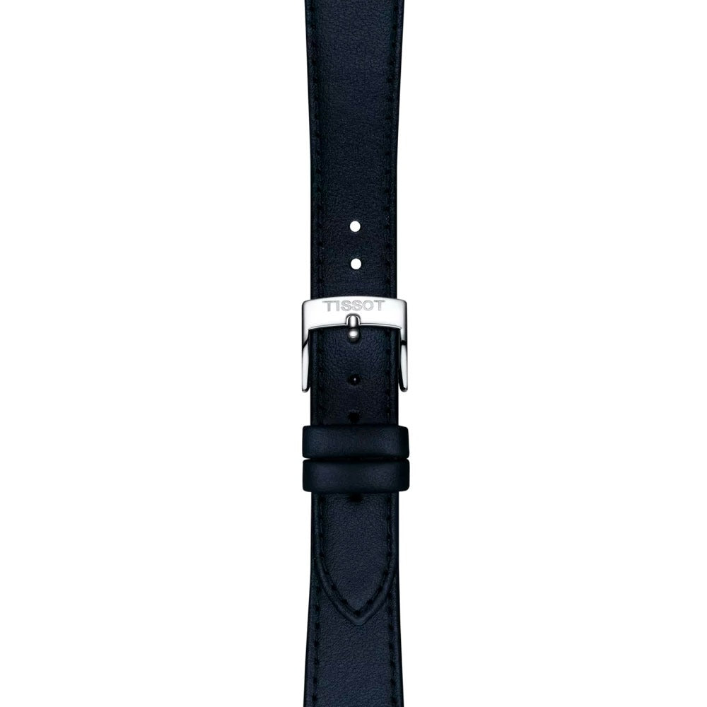 Tissot Stylist Quartz Blue Dial Blue Leather Strap Watch for Men - T159.909.16.043.00