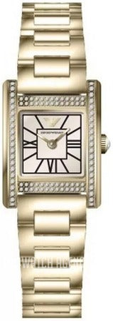  Shop Authentic Emporio Armani Genni Crystals Gold Dial Gold Steel Strap Watch for Women  - AR11663 - Luxxuri