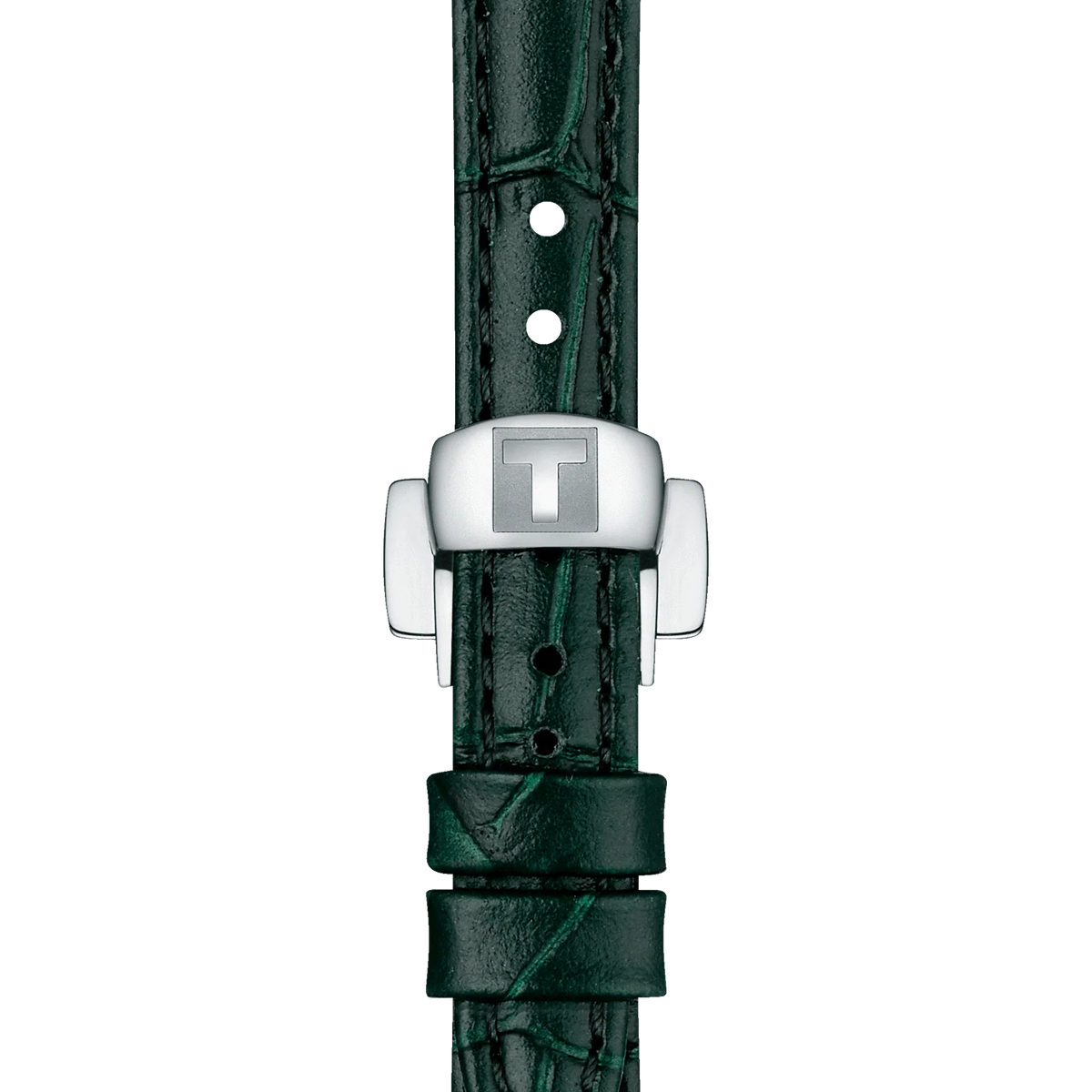 Tissot Bellissima Small Lady Mother of Pearl Dial Green Leather Strap Watch for Women - T126.010.16.113.02