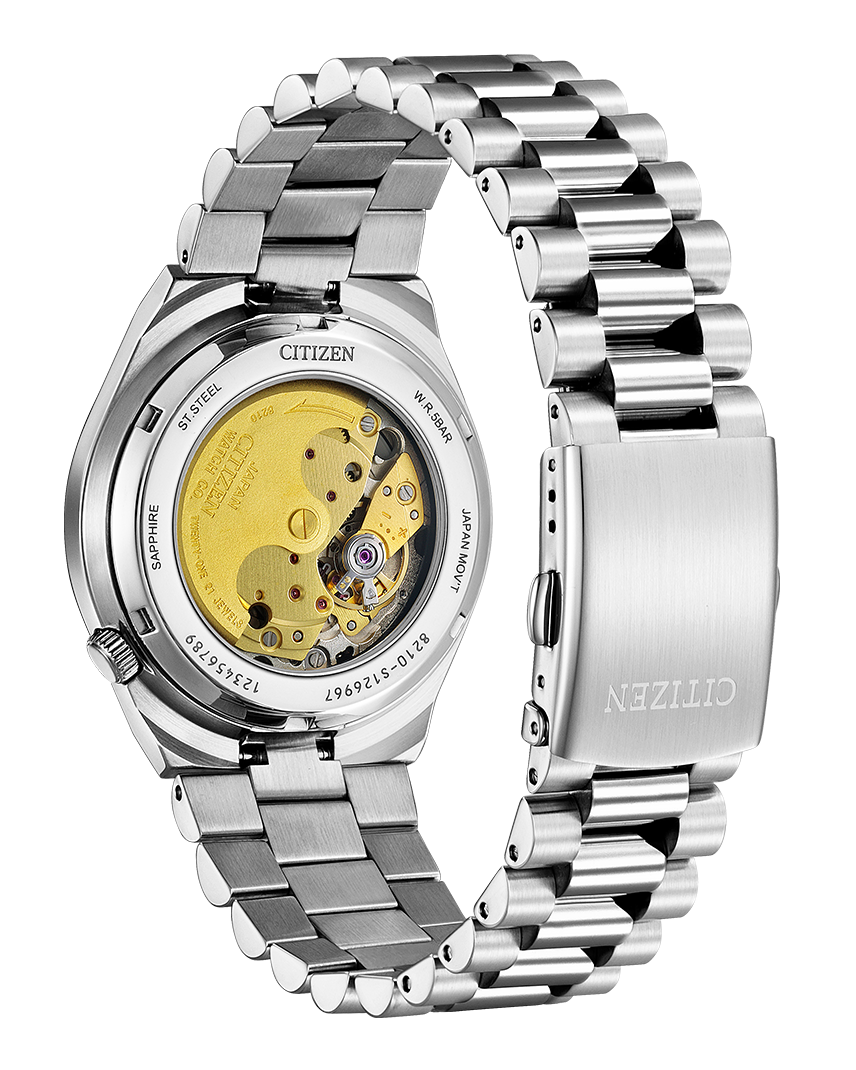 Citizen Tsuyosa Automatic Turquoise Blue Dial Silver Steel Strap Watch for Men - NJ0151-53L