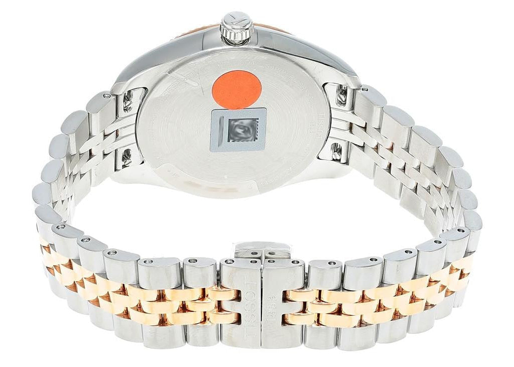 Tissot Ballade Quartz Blue Dial Two Tone Steel Strap Watch for Women - T156.210.22.041.00