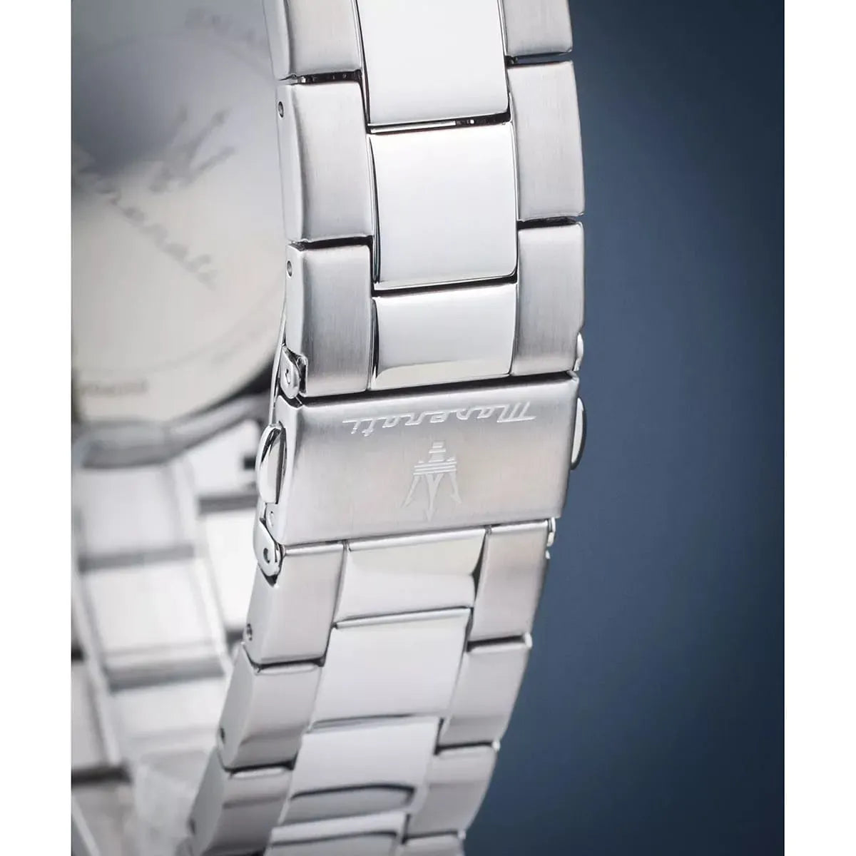 Maserati Competizione Green Dial Silver Steel Strap Watch for Men - R8853100038