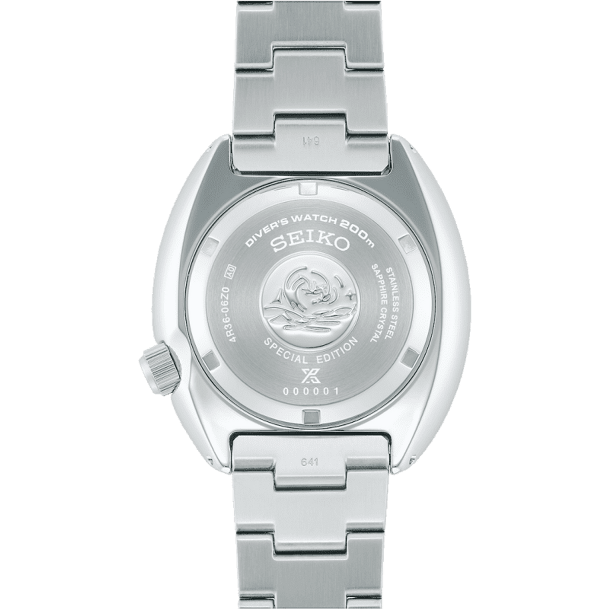 Seiko Prospex US Special Edition King Turtle Automatic Brown Dial Silver Steel Strap Watch for Men - SRPH55