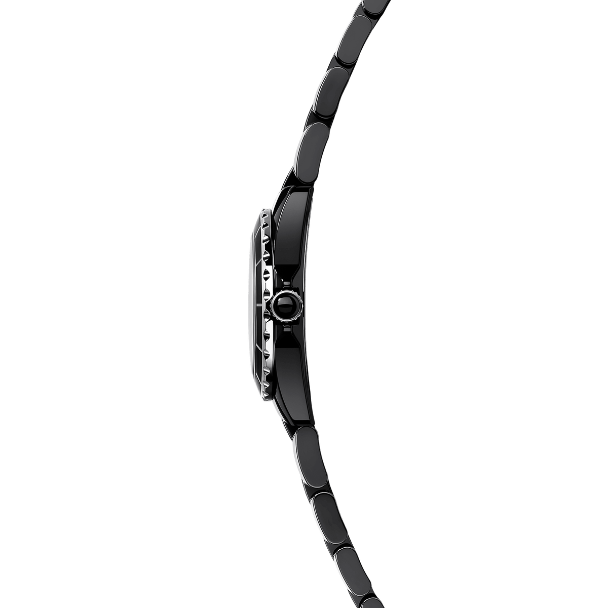  Shop Authentic Chanel J12 Diamonds Black Dial Black Steel Strap Watch for Women - J12 H2569 - Luxxuri