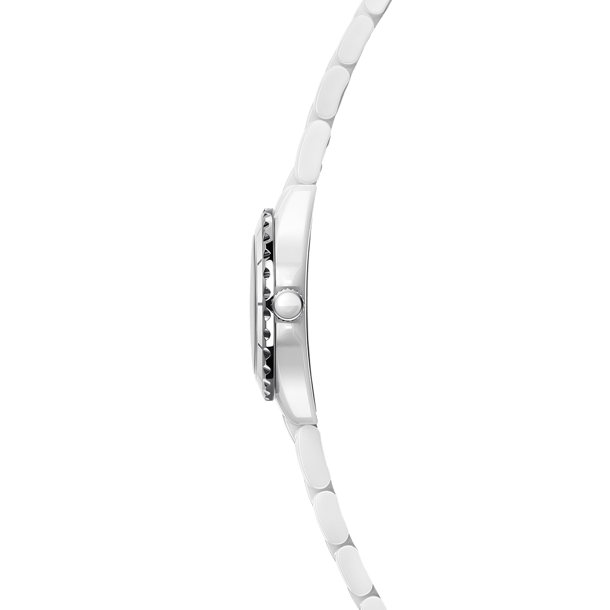  Shop Authentic Chanel J12 Diamonds Quartz Mother of Pearl White Dial White Steel Strap Watch for Women - J12 H2570 - Luxxuri