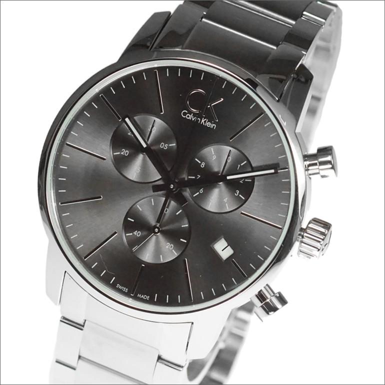 Shop Authentic Calvin Klein City Chronograph Black Dial Silver Steel Strap Watch for Men - K2G27143 - Luxxuri