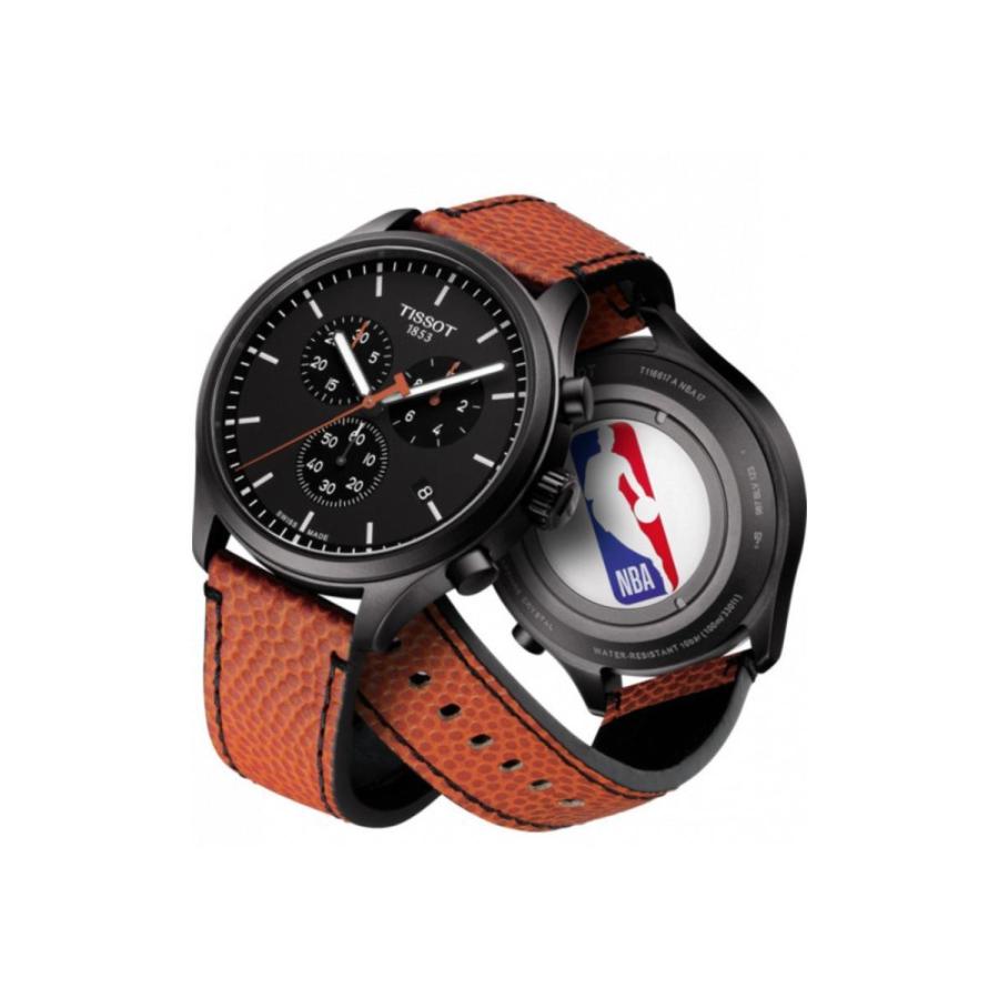  Shop Authentic Tissot Chrono XL NBA Special Edition Black Dial Brown Leather Strap Watch for Men - T116.617.36.051.12 - Luxxuri