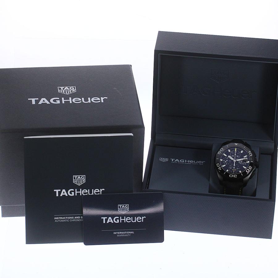  Shop Authentic Tag Heuer Aquaracer PVD Black Dial Watch for Men - CAY218A.FC6361 - Luxxuri