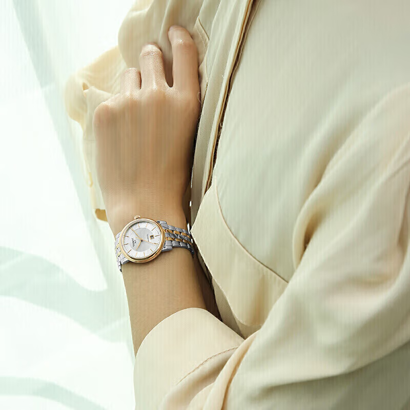  Shop Authentic Tissot T Classic Carson Premium 30 White Dial Two Tone Steel Strap Watch for Women - T122.207.22.031.01 - Luxxuri