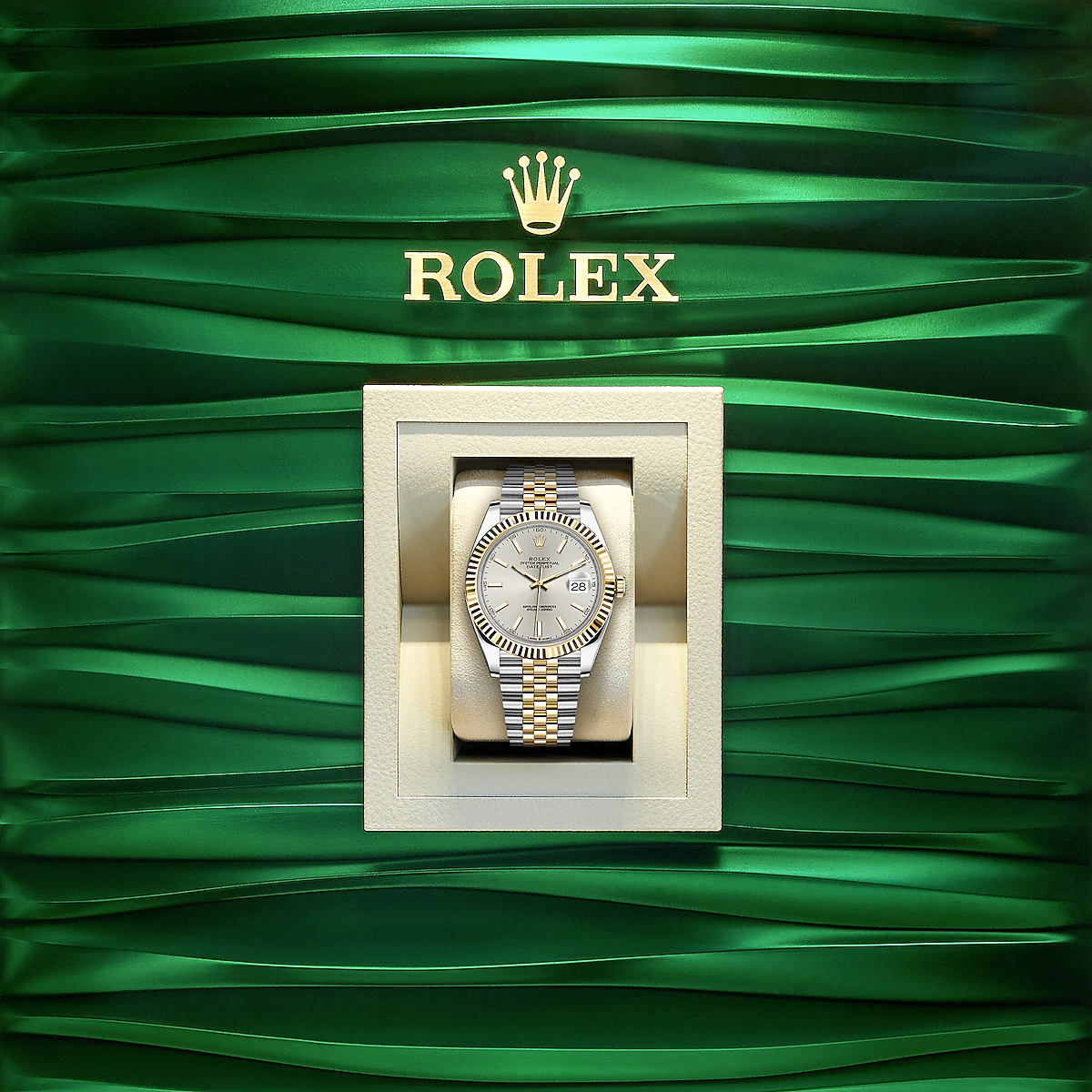  Shop Authentic Rolex Datejust 41 Silver Dial Two Tone Oystersteel & Yellow Gold Jubilee Bracelet Watch for Men - M126333-0002 - Luxxuri