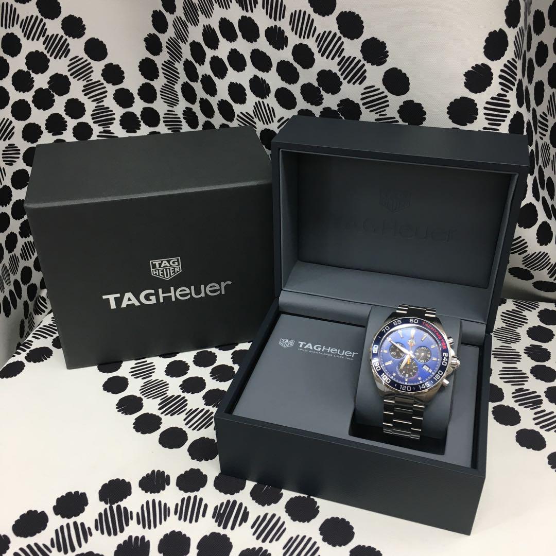 Shop Authentic Tag Heuer Formula 1 Red Bull Racing Chronograph Blue Dial Silver Steel Strap Watch for Men - CAZ101AK.BA0842 - Luxxuri