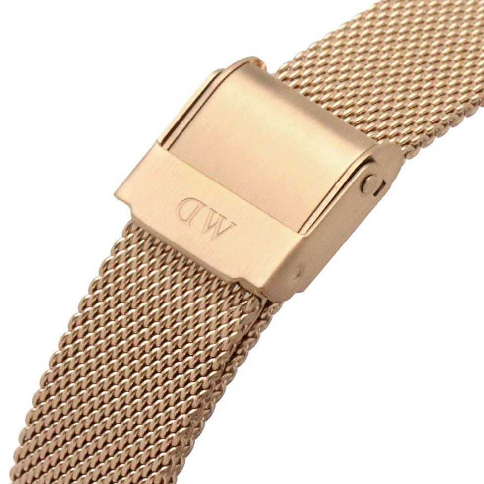  Shop Authentic Daniel Wellington Petite Rose Gold Dial Rose Gold Mesh Bracelet Watch For Women - DW00100470 - Luxxuri