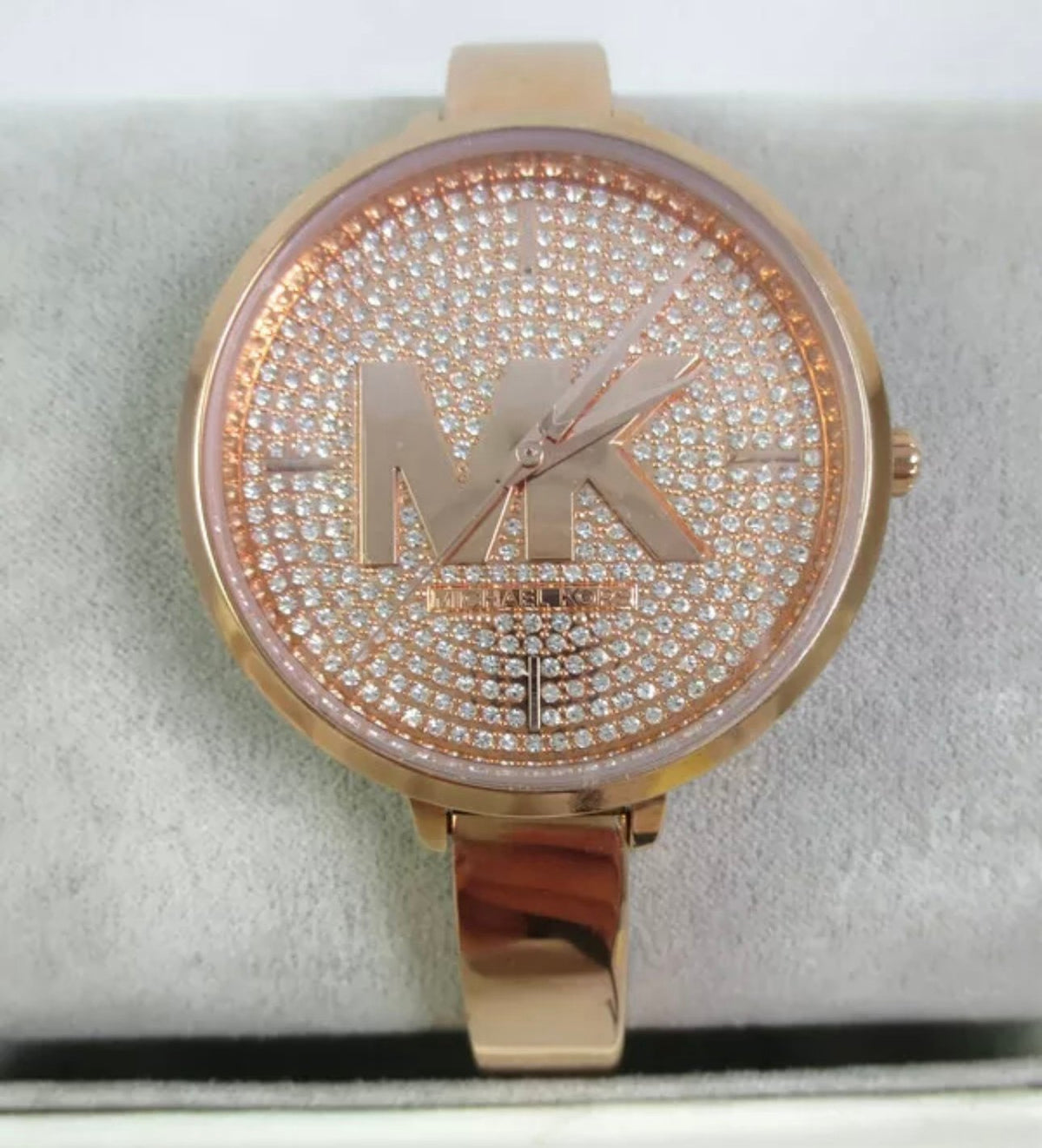  Shop Authentic Michael Kors Blakley Crystals Rose Gold Dial Rose Gold Steel Strap Watch for Women - MK3631 - Luxxuri