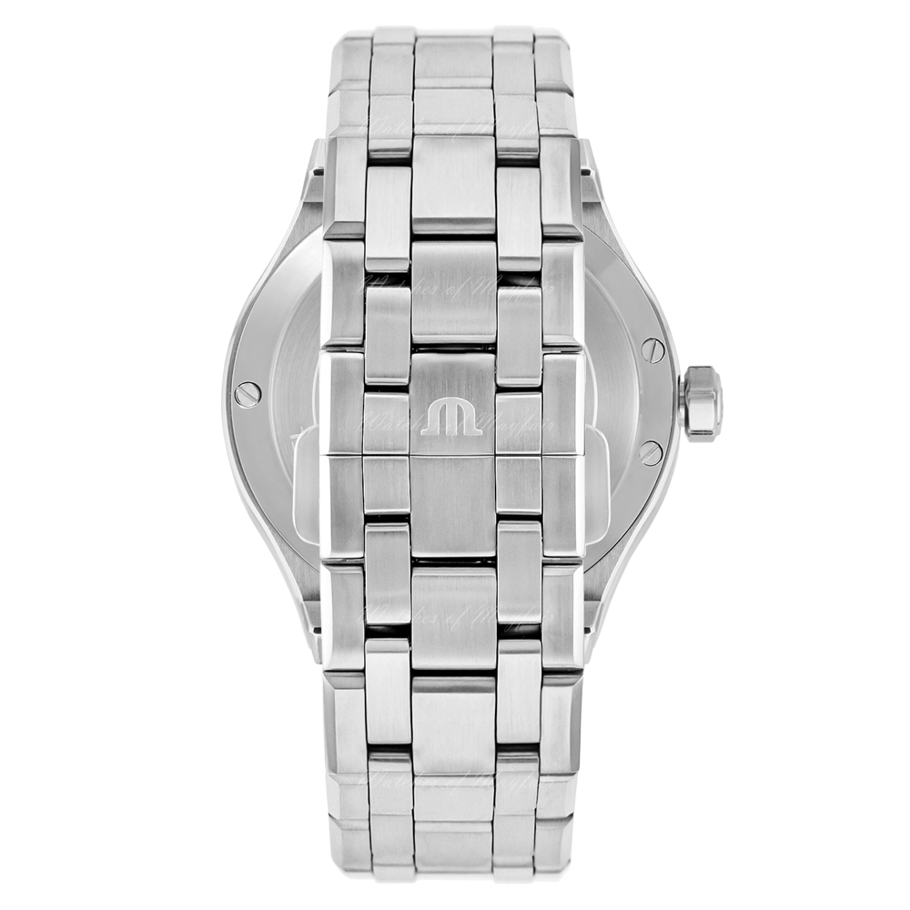  Shop Authentic Maurice Lacroix Aikon Date Quartz Black Dial Silver Steel Strap Watch for Men - AI1108-SS002-330-1 - Luxxuri
