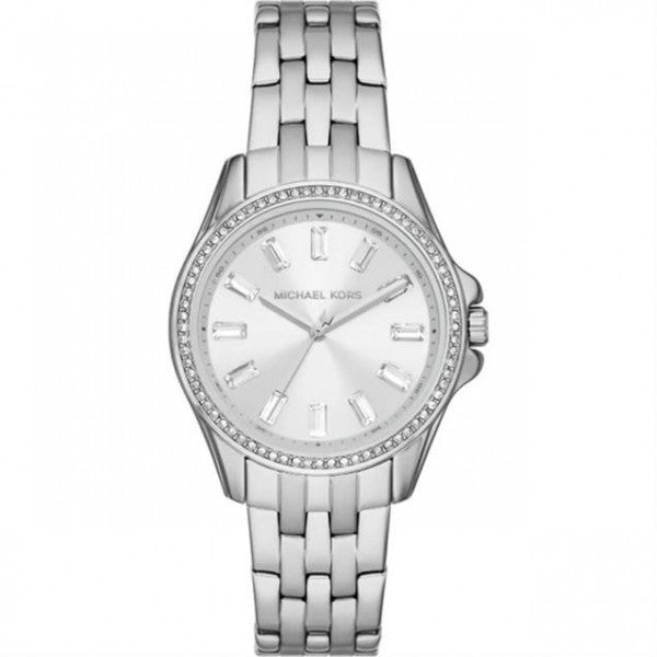 Shop Authentic Michael Kors Pilot Quartz Silver Dial Silver Steel Strap Watch For Women - MK7379 - Luxxuri