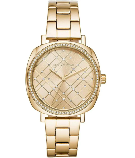  Shop Authentic Michael Kors Nia Quartz Gold Dial Gold Steel Strap Watch For Women - MK3989 - Luxxuri