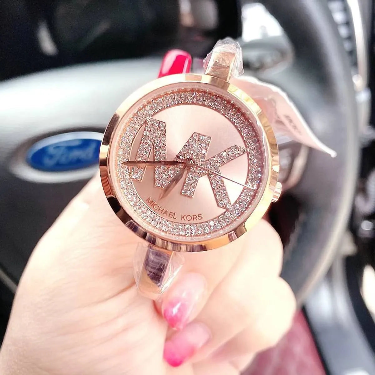  Shop Authentic Michael Kors Blakley Crystals Rose Gold Dial Rose Gold Steel Strap Watch for Women - MK3631 - Luxxuri
