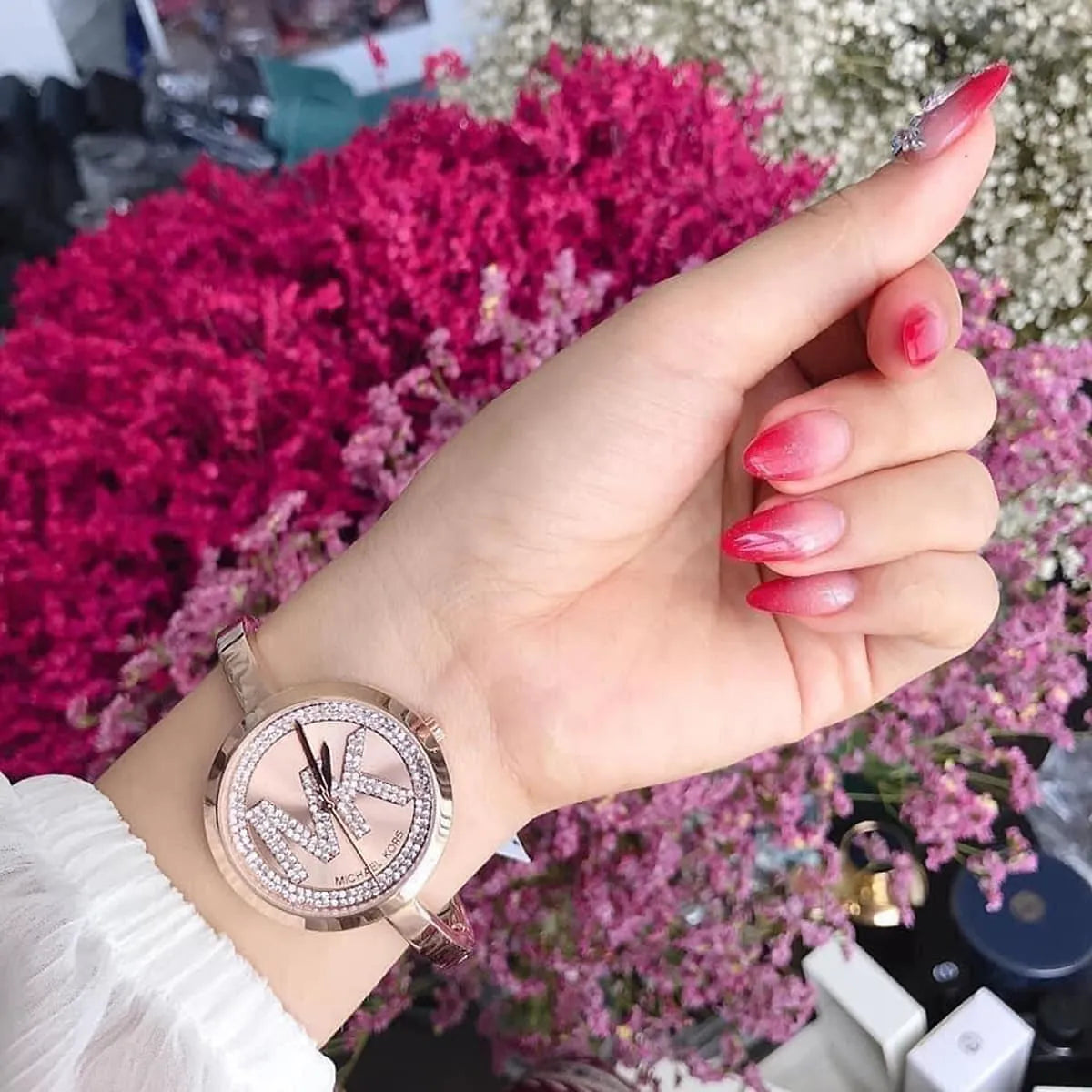  Shop Authentic Michael Kors Blakley Crystals Rose Gold Dial Rose Gold Steel Strap Watch for Women - MK3631 - Luxxuri