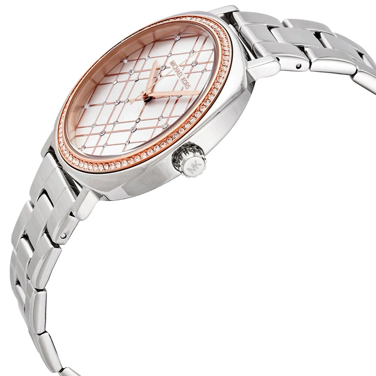  Shop Authentic Michael Kors Nia Quartz Silver Dial Silver Steel Strap Watch For Women - MK3988 - Luxxuri