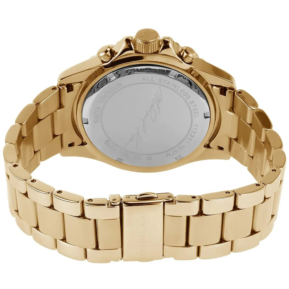  Shop Authentic Michael Kors Everest Chronograph Gold Dial Gold Steel Strap Watch For Women - MK7210 - Luxxuri